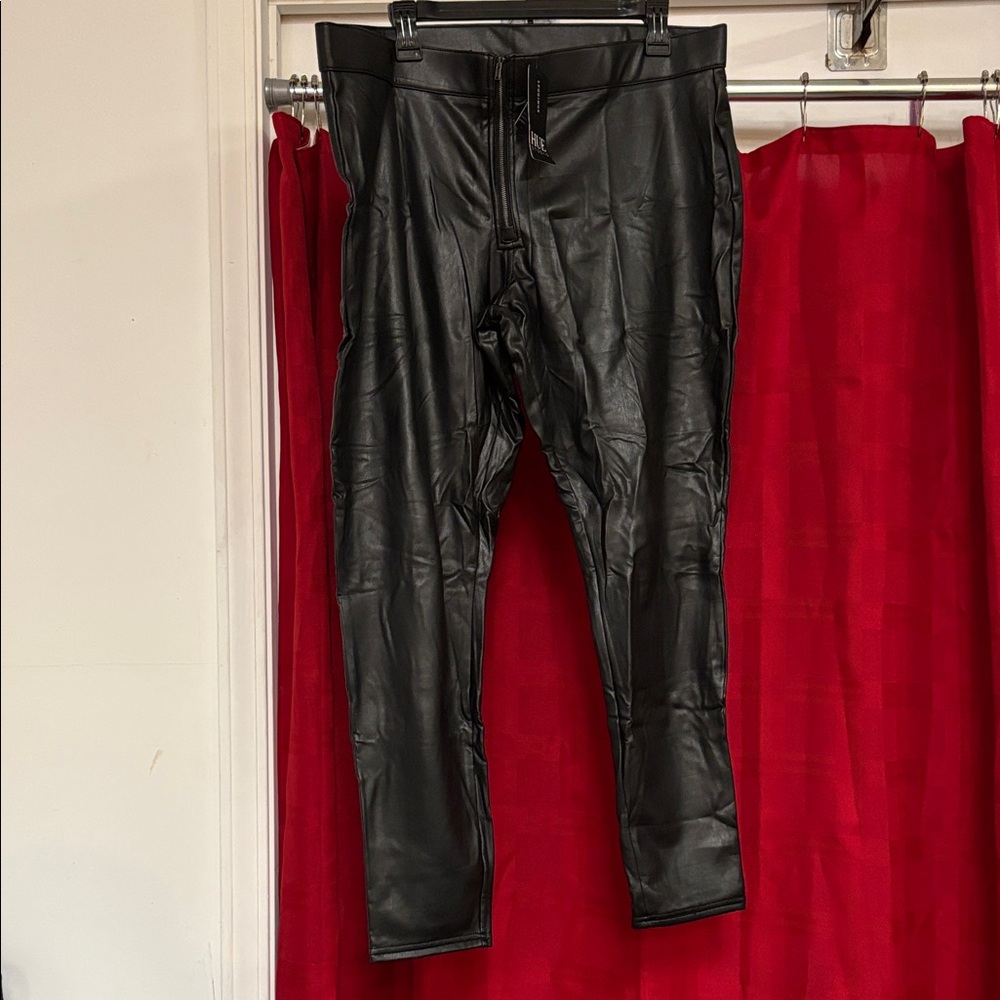 Black Leather Pants